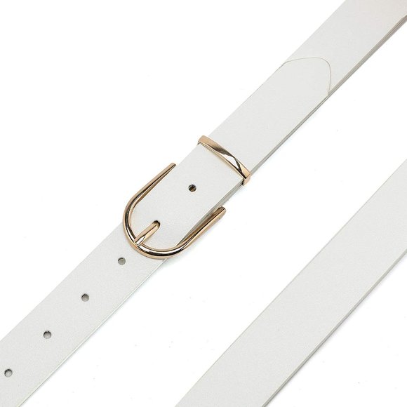 Women\'s Faux Leather Chic Belt for Ladies Jeans
